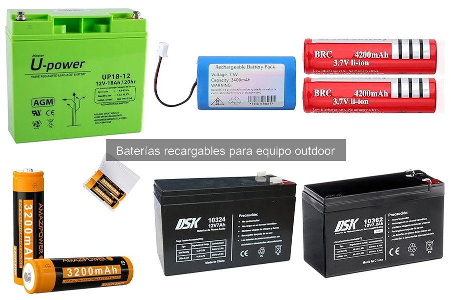 Cómo usar baterías recargables en dispositivos de camping