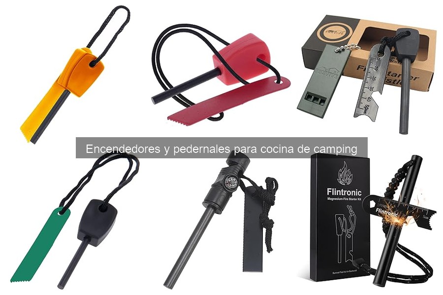 Cómo usar encendedores y pedernales en camping: Guía práctica