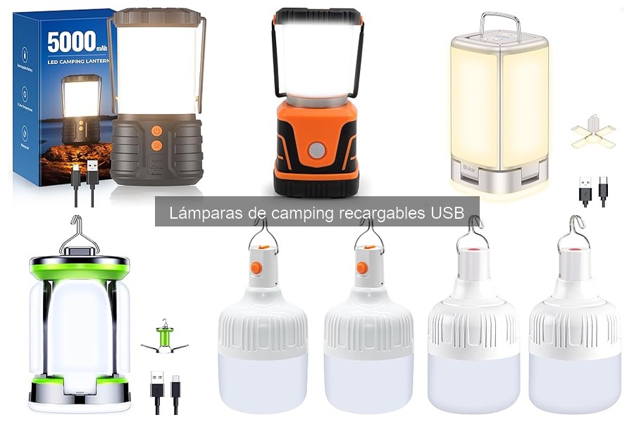 Cómo usar lámparas de camping recargables USB correctamente