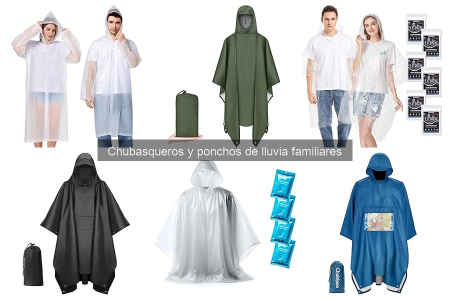 Cómo usar un chubasquero o poncho de lluvia correctamente