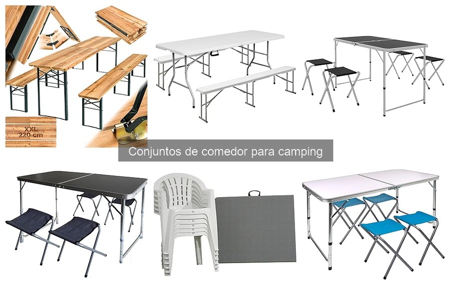 Cómo usar un conjunto de comedor para camping de forma efectiva