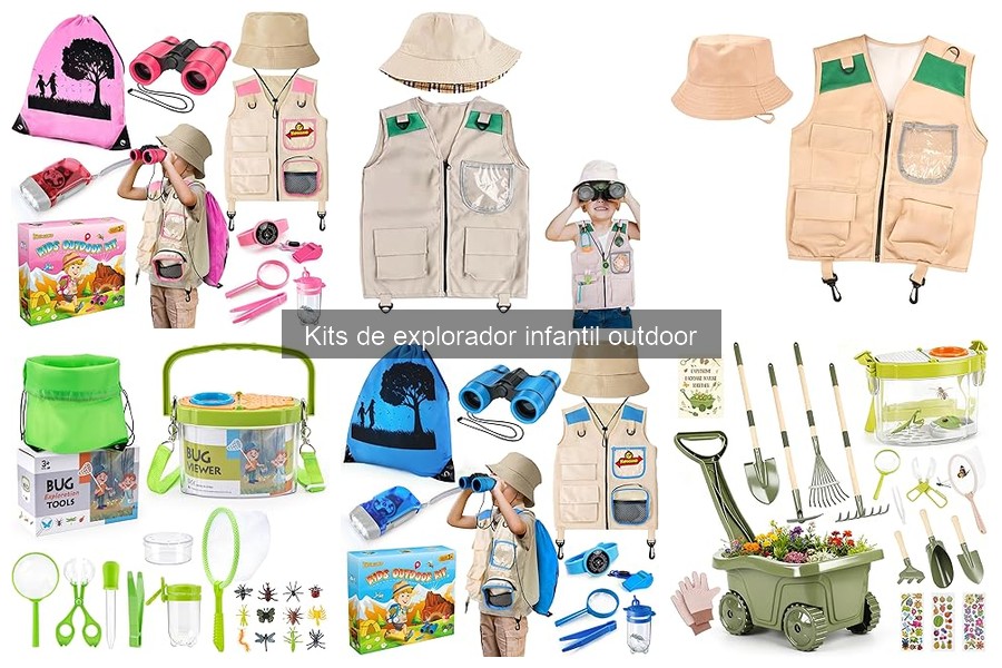 Cómo usar un kit de explorador infantil en actividades al aire libre