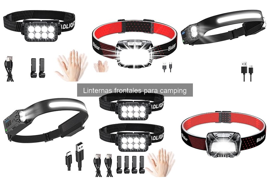 Cómo utilizar adecuadamente una linterna frontal para camping
