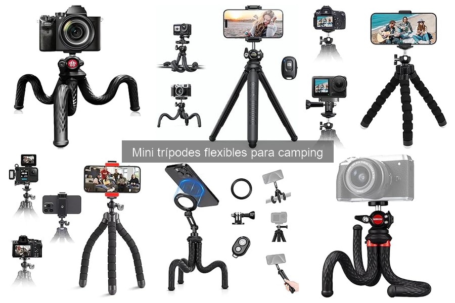 Cómo utilizar un mini trípode flexible para camping