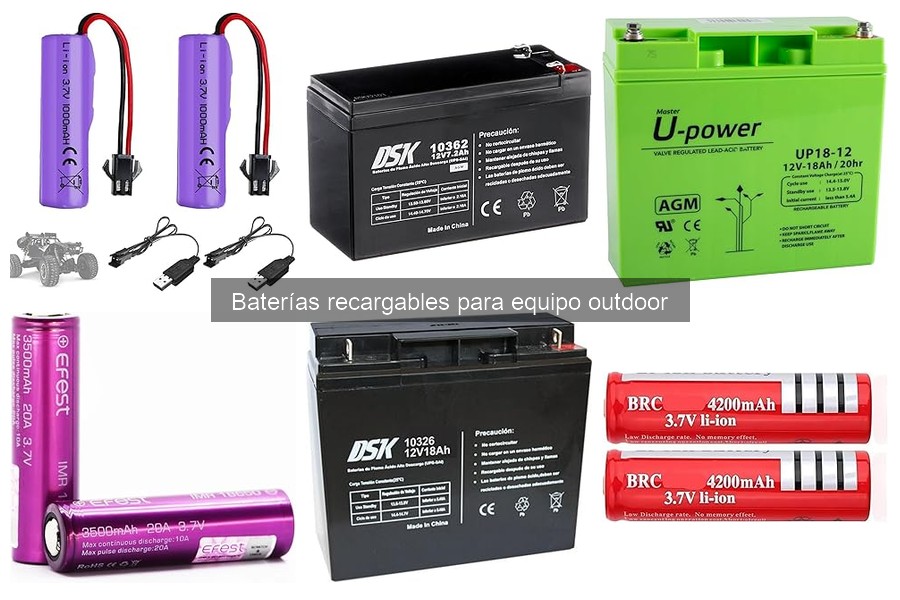 Comparativa: Baterías de Litio vs NiMH para Outdoor