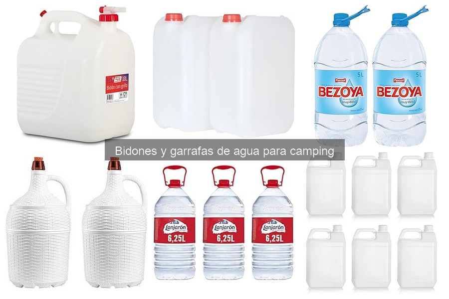 Comparativa: Bidones vs Garrafas de Agua para Camping