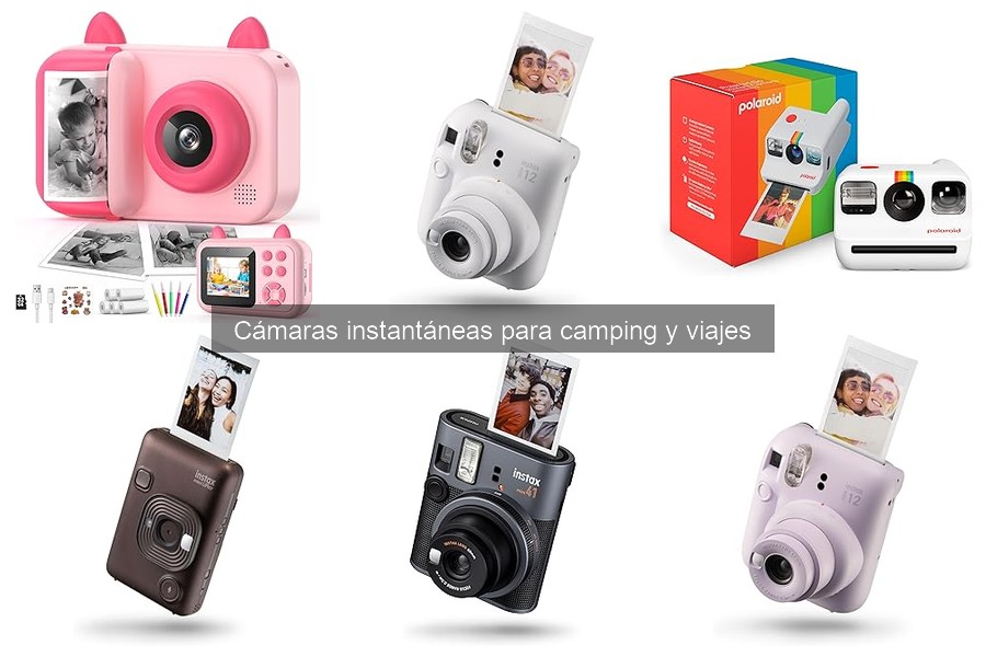 Comparativa: Cámaras instantáneas vs. digitales para camping