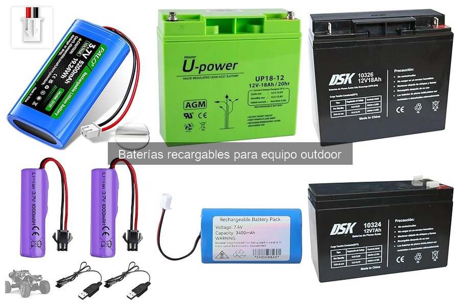 Comparativa de baterías recargables outdoor: durabilidad y resistencia