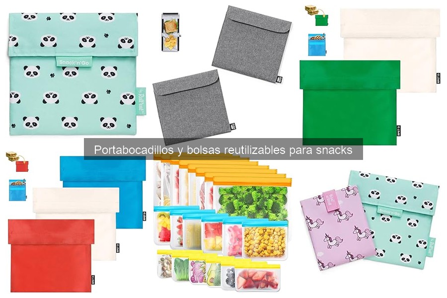 Comparativa de bolsas de silicona para snacks: ventajas y desventajas