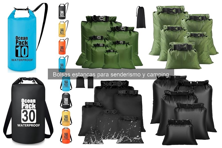 Comparativa de bolsas estancas para camping y senderismo