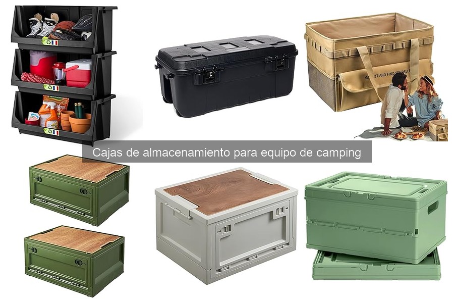 Comparativa de cajas de almacenamiento para camping