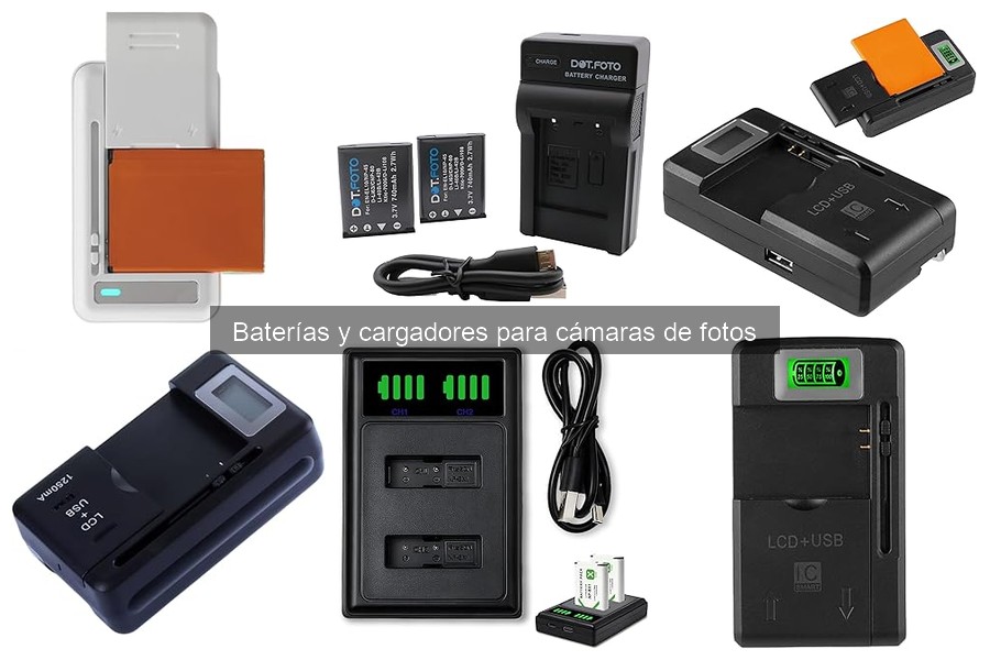 Comparativa de cargadores de baterías para cámaras digitales