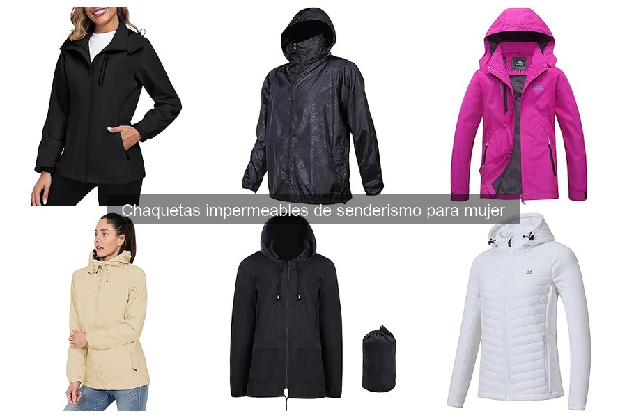 Comparativa de chaquetas impermeables de senderismo para mujer