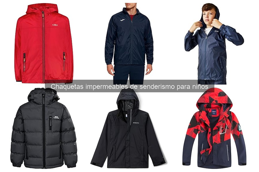 Comparativa de chaquetas impermeables de senderismo para niños