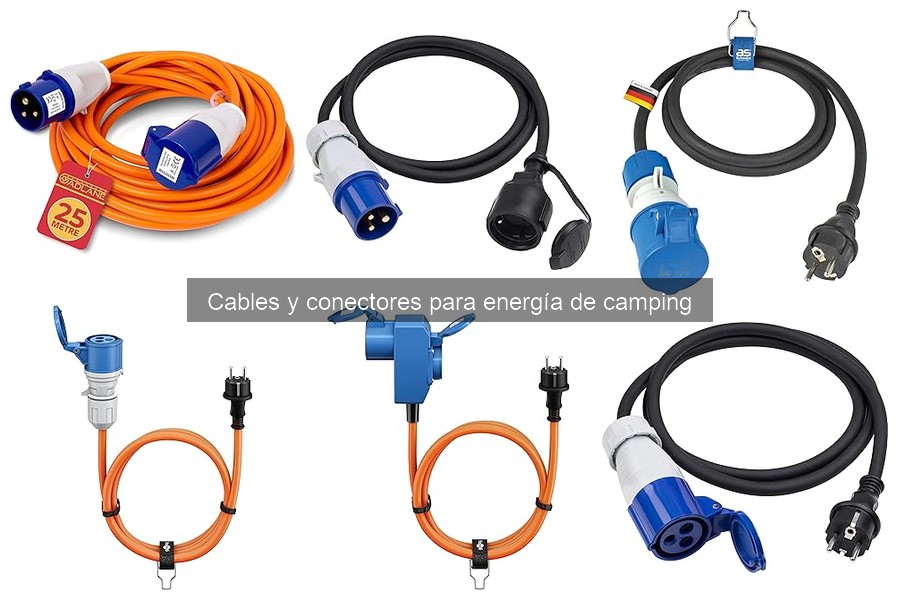 Comparativa de Conectores de Energía para Camping