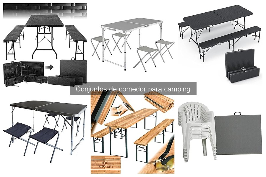 Comparativa de Conjuntos de Comedor para Camping 2023