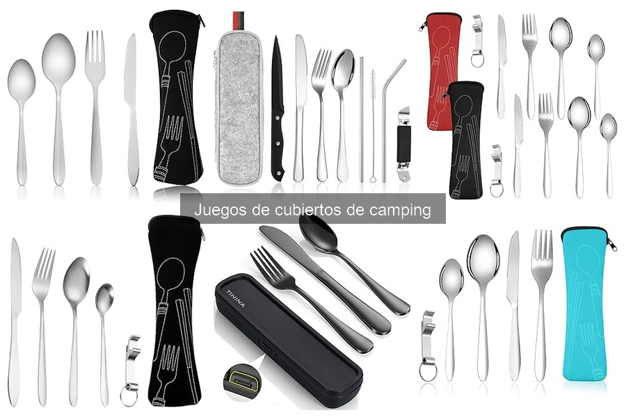 Comparativa de Juegos de Cubiertos de Camping 2023