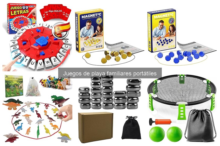 Comparativa de Juegos de Playa Portátiles para Familias