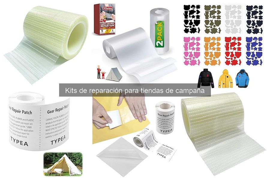 Comparativa de Kits de Reparación para Tiendas de Campaña