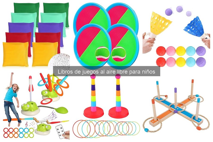 Comparativa de libros de juegos al aire libre para niños
