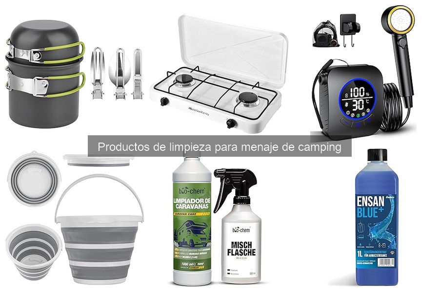 Comparativa de limpiadores ecológicos para camping