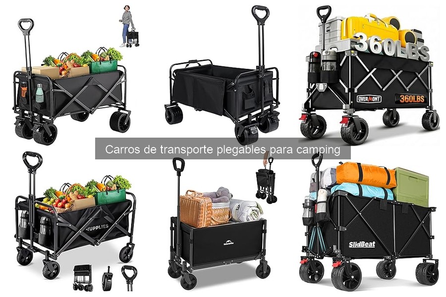 Comparativa de los Mejores Carros de Transporte Plegables para Camping