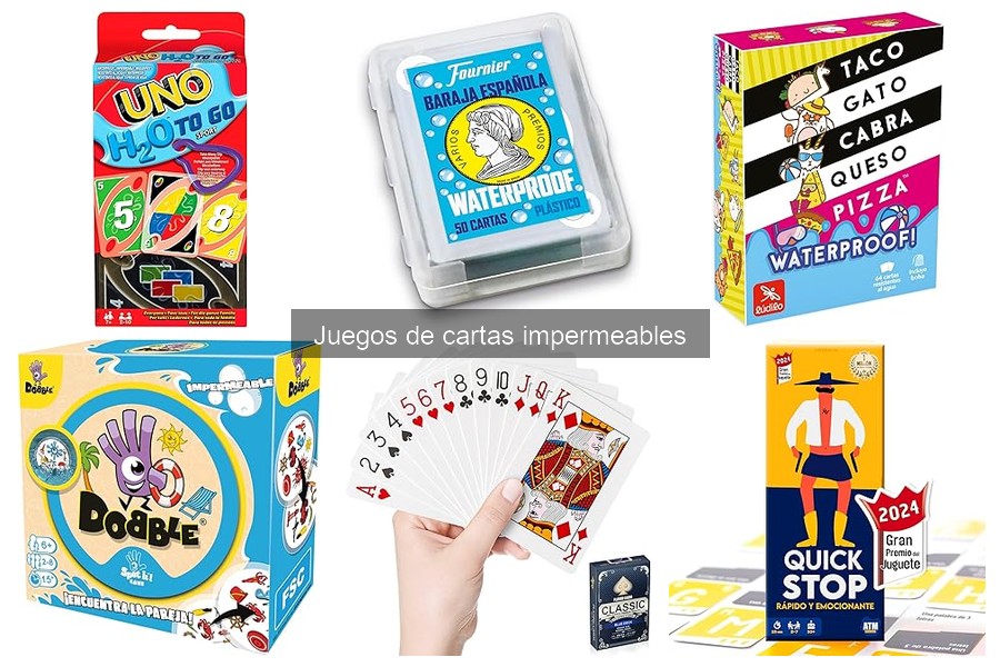 Comparativa de los Mejores Juegos de Cartas Impermeables