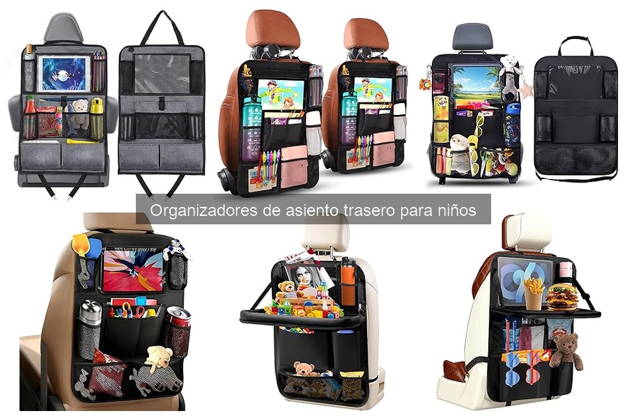 Comparativa de los Mejores Organizadores de Asiento Trasero para Niños