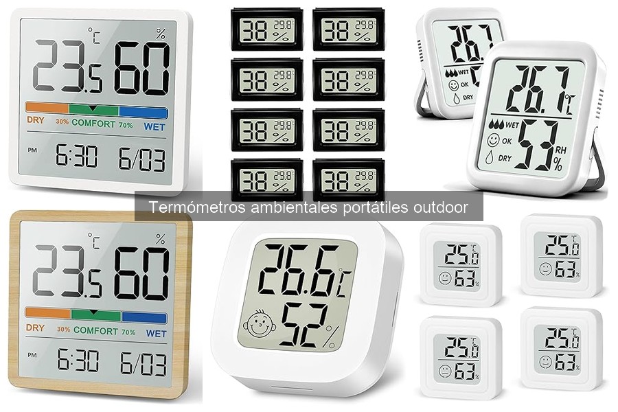 Comparativa de los mejores termómetros ambientales portátiles