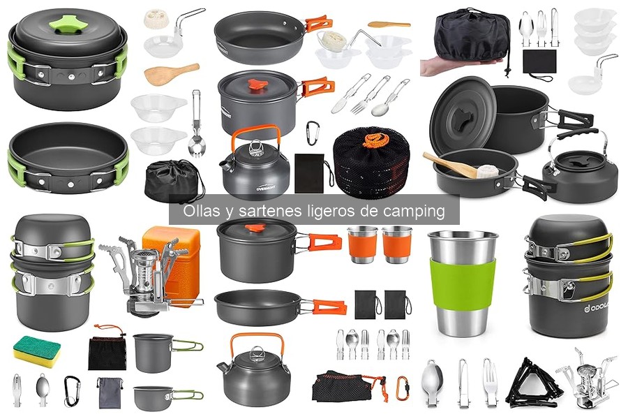 Comparativa de materiales para ollas y sartenes de camping