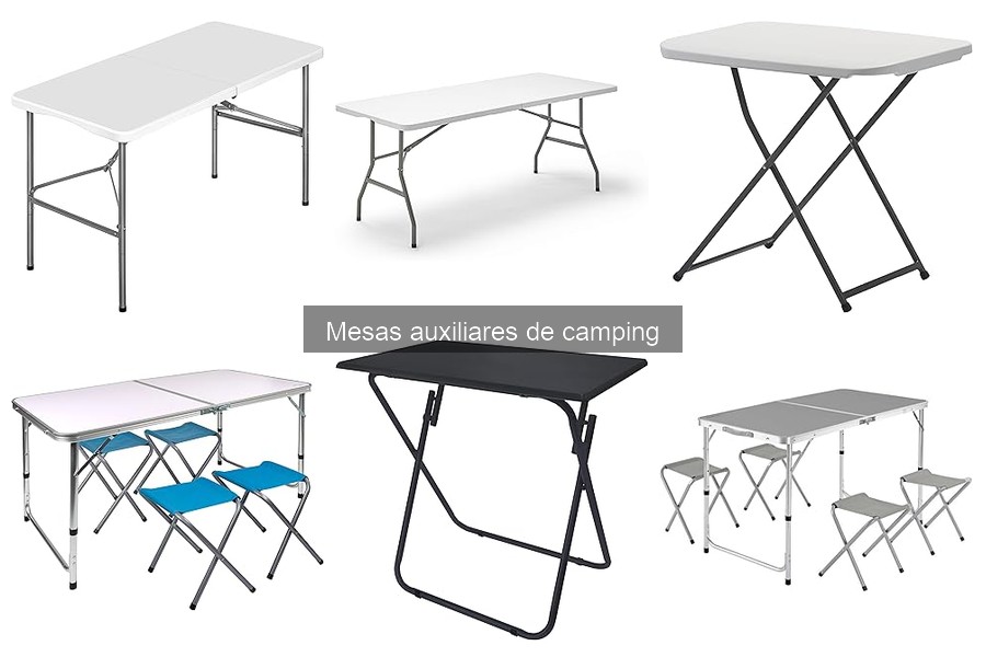 Comparativa de mesas auxiliares de camping: calidad y precio