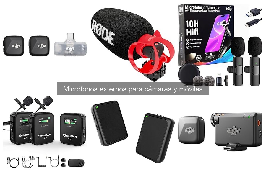 Comparativa de micrófonos externos: ¿Cuál elegir?