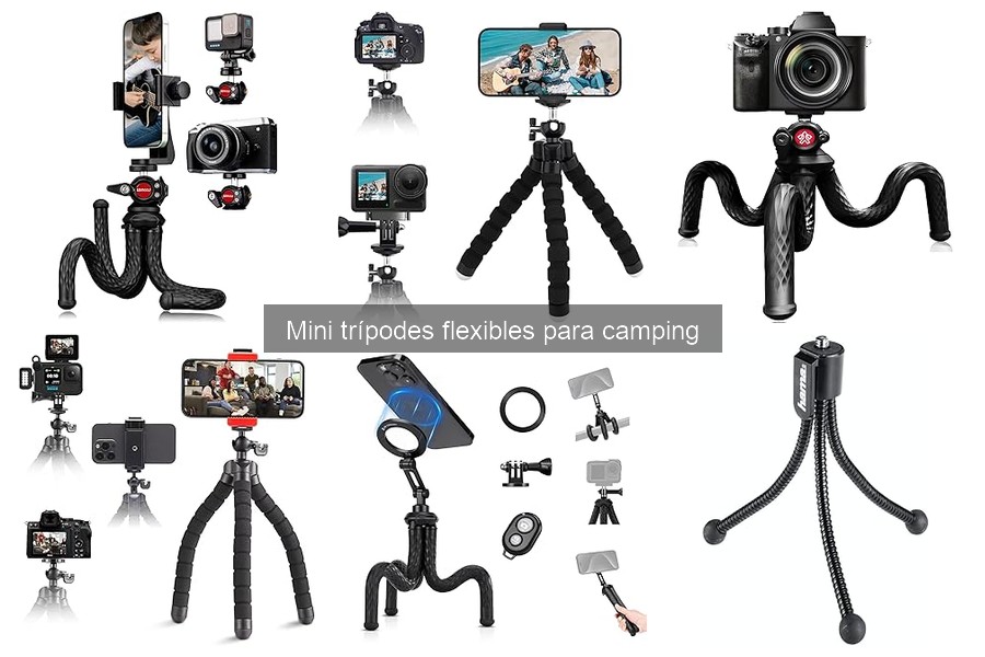 Comparativa de mini trípodes flexibles para camping