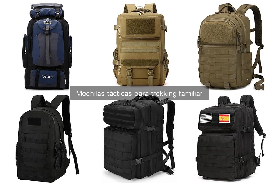 Comparativa de mochilas tácticas para trekking familiar