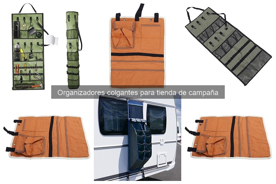 Comparativa de organizadores colgantes para camping