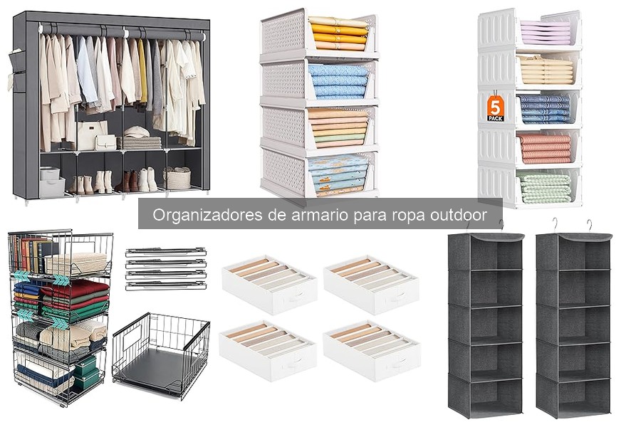 Comparativa de organizadores de armario outdoor: Mejores marcas
