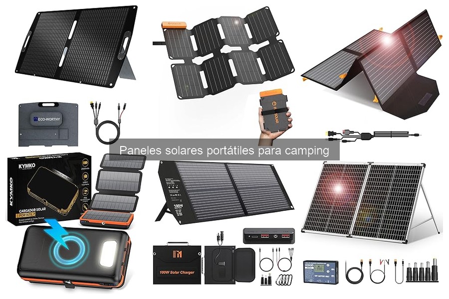 Comparativa de Paneles Solares Portátiles para Camping