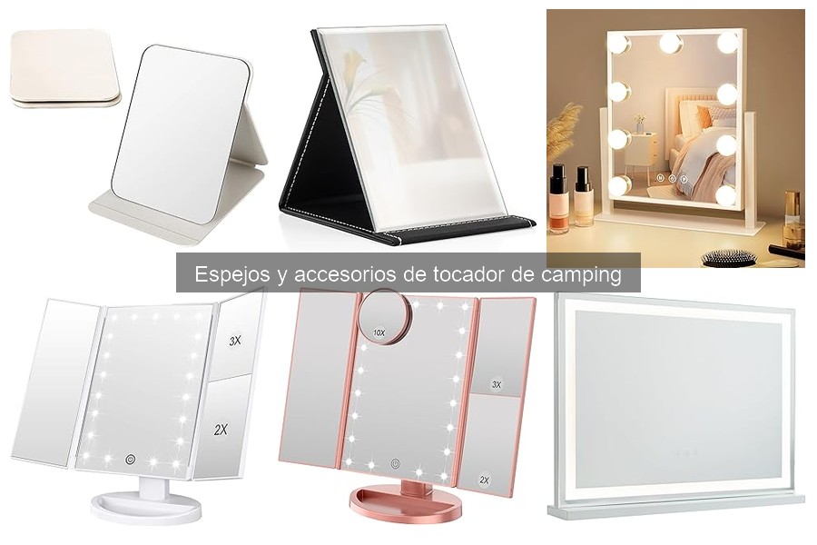 Comparativa de precios de espejos de tocador de camping