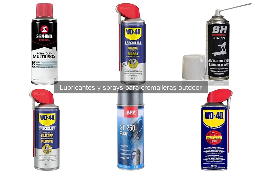 Comparativa de precios de lubricantes para cremalleras outdoor