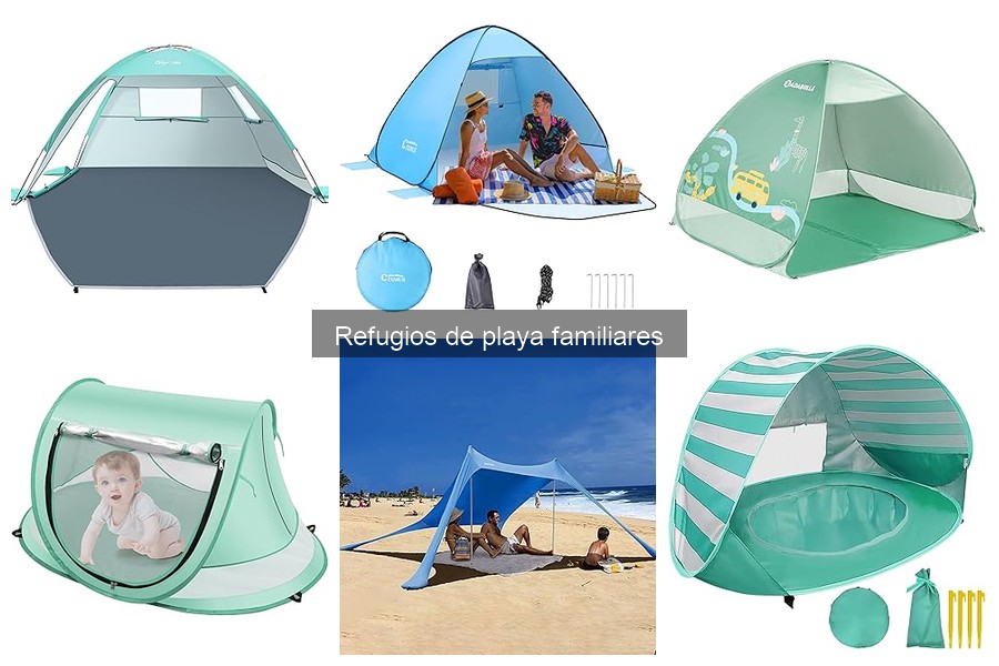 Comparativa de Refugios de Playa Familiares: Mejores Marcas