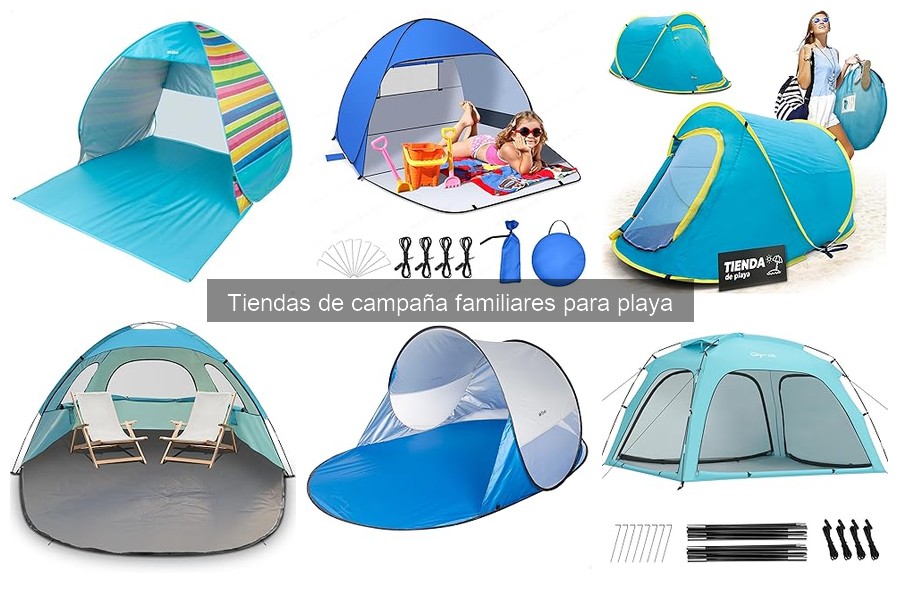 Comparativa de Tiendas de Camping para la Playa: Mejores Marcas