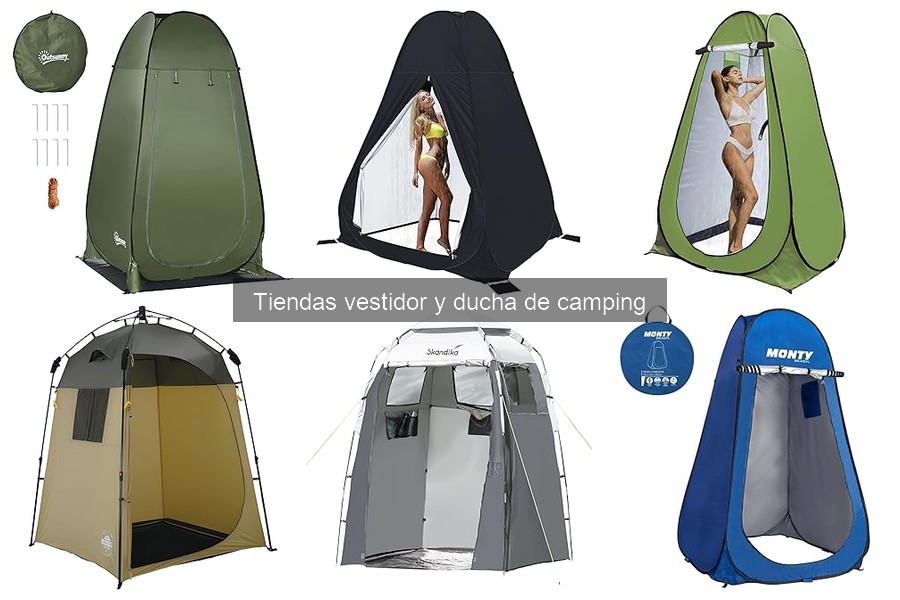 Comparativa de Tiendas Vestidor y Ducha para Camping