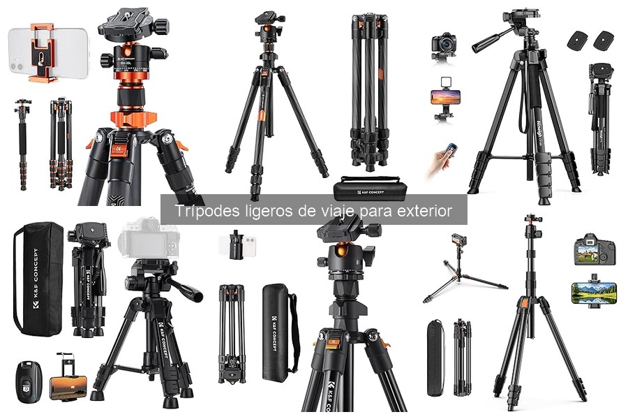 Comparativa de trípodes ligeros para exteriores: K&F CONCEPT