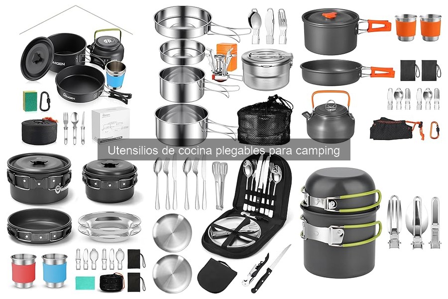 Comparativa de Utensilios de Cocina Plegables y Fijos para Camping