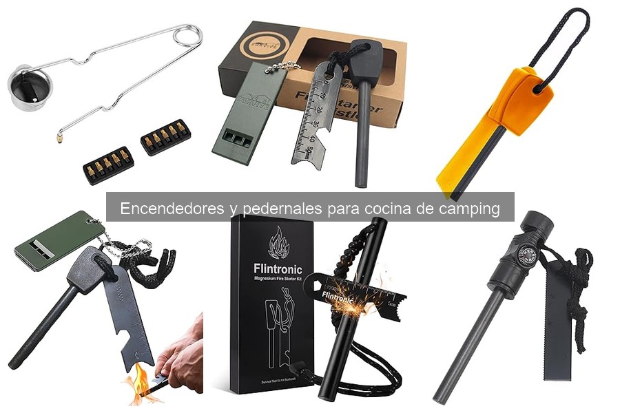 Comparativa: Encendedores de gas vs. Pedernales para camping
