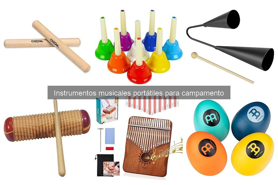 Comparativa: Instrumentos de cuerda vs percusión para camping