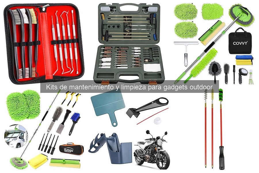 Comparativa: Kit de limpieza vs. productos individuales para gadgets outdoor