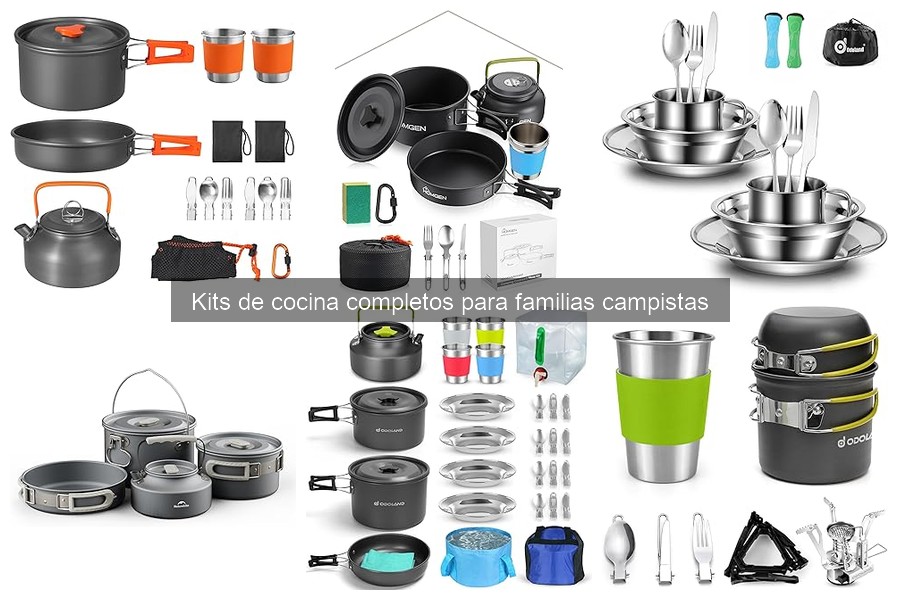 Comparativa: Kits de cocina completos vs utensilios individuales para camping