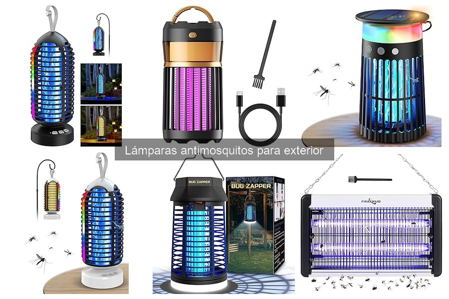 Comparativa: Lámparas antimosquitos vs. otros métodos