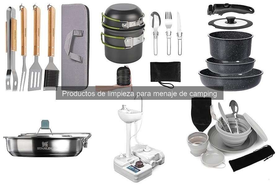 Comparativa: Productos de limpieza líquidos vs. en seco para camping